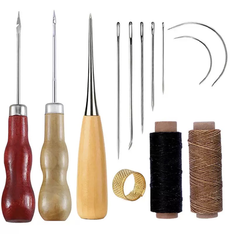 Textile Sewing Kit - 13-delige lederen naaiset handtas schoen handgemaakte