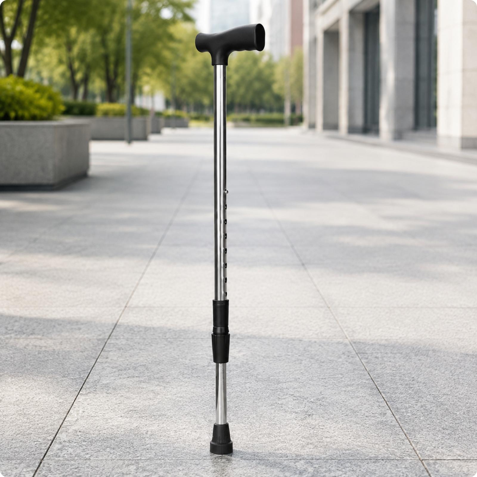 Gripper Foot Walking - Ergonomische, verstelbare wandelstok voor ouderen, met
