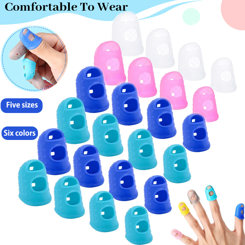 Button Hole Cutter - 5 Stuks Siliconen Vinger Mouw Slip