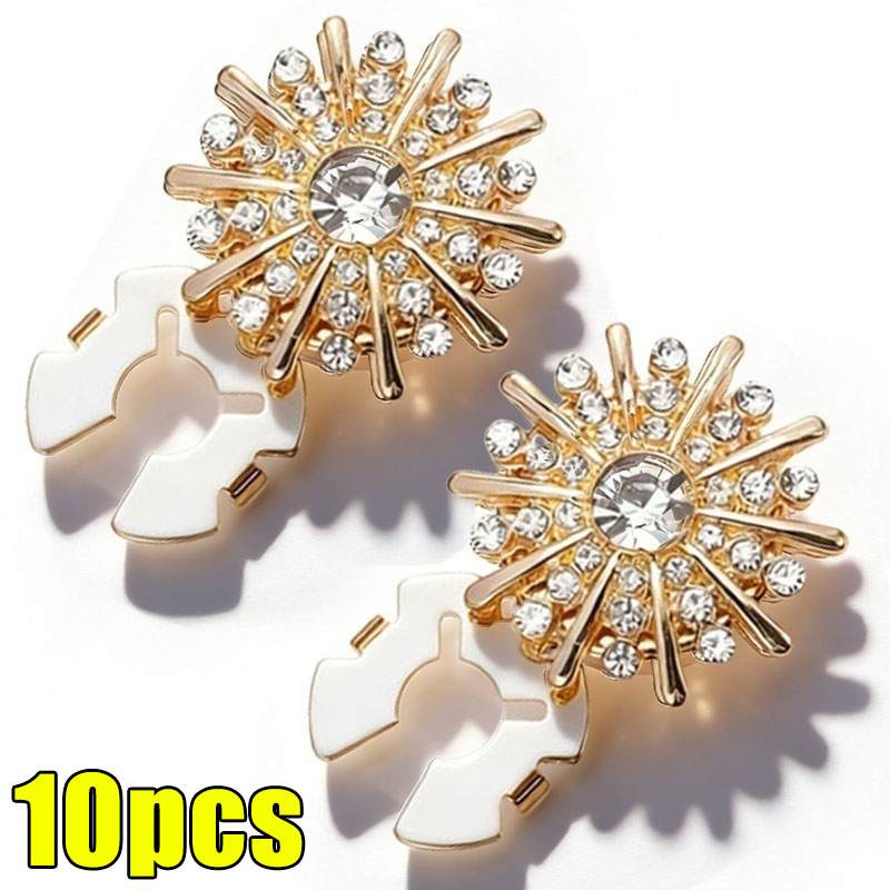Button Hole Cutter - Rhinestone kristallen knopen, afneembare clip-on knopen,