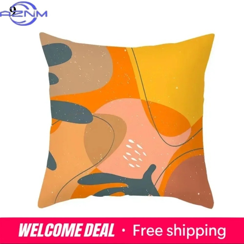 Boho oranje abstracte kussenho - Century Textile & Sewing Supply Photos recensie en prijs