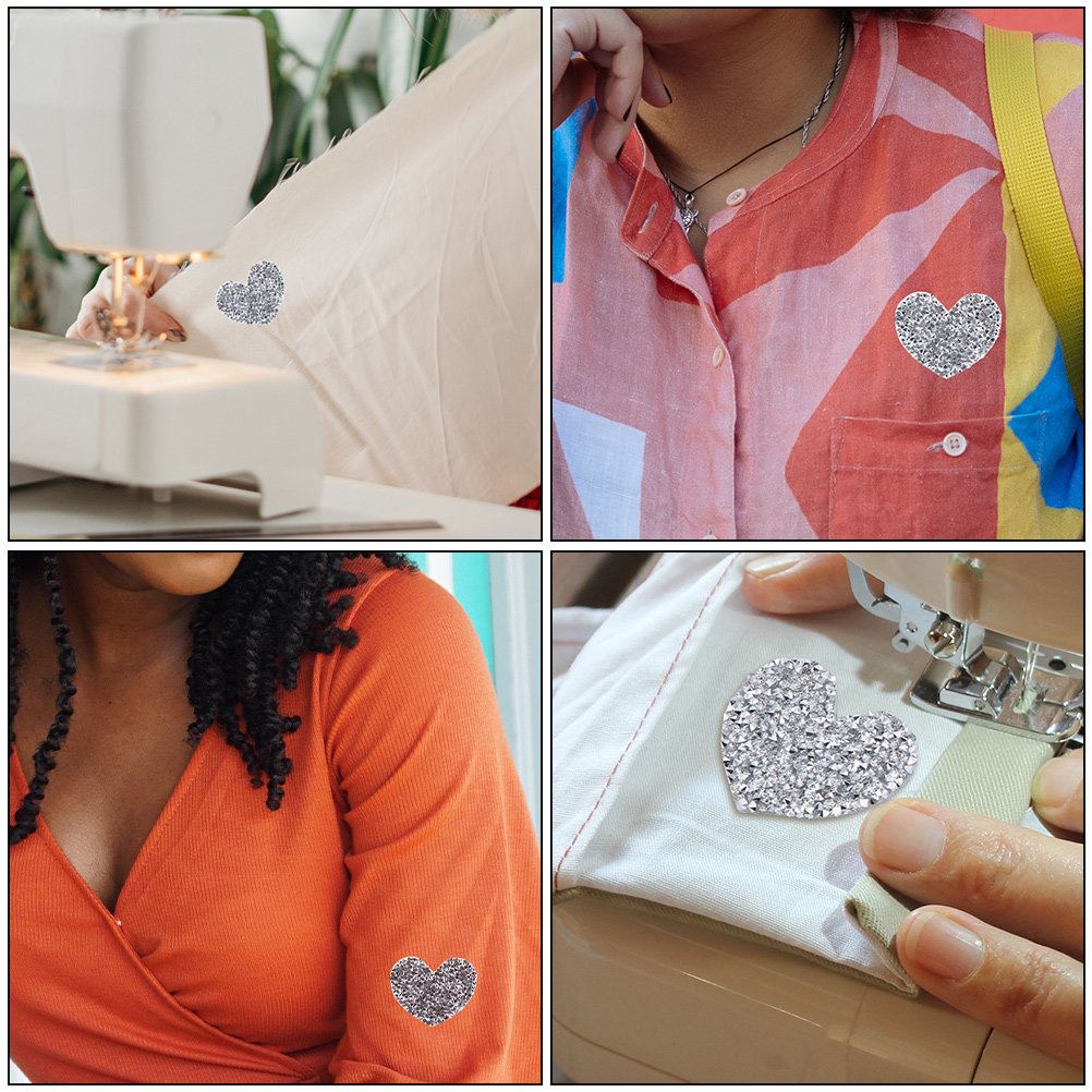 10 stuks hartvormige borduurpa - Sewing Recycle recensie en prijs