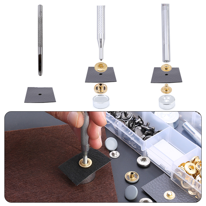 Lederen drukknopen Bevestiging - Button Hole Cutter recensie en prijs
