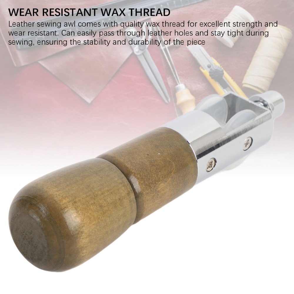 Ergonomisch houten handvat, le - Leather Needle Heavy recensie en prijs