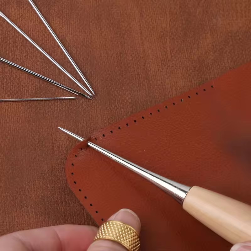 13-delige lederen naaiset hand - Textile Sewing Kit recensie en prijs