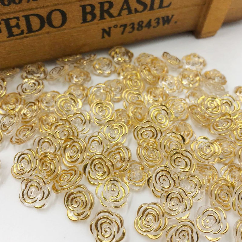 50 Stuks Goud Transparant Rose - Button Hole Cutter recensie en prijs