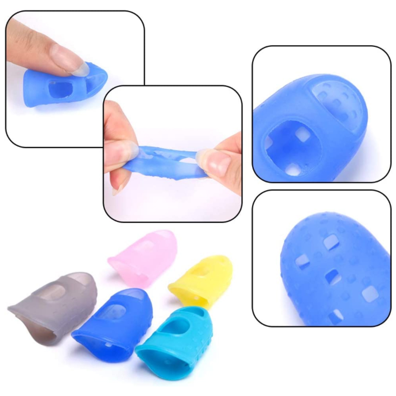 5 Stuks Siliconen Vinger Mouw  - Button Hole Cutter recensie en prijs